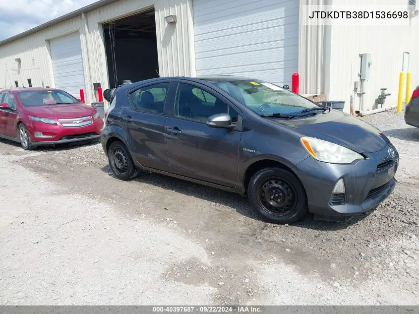 JTDKDTB38D1536698 2013 Toyota Prius C Two