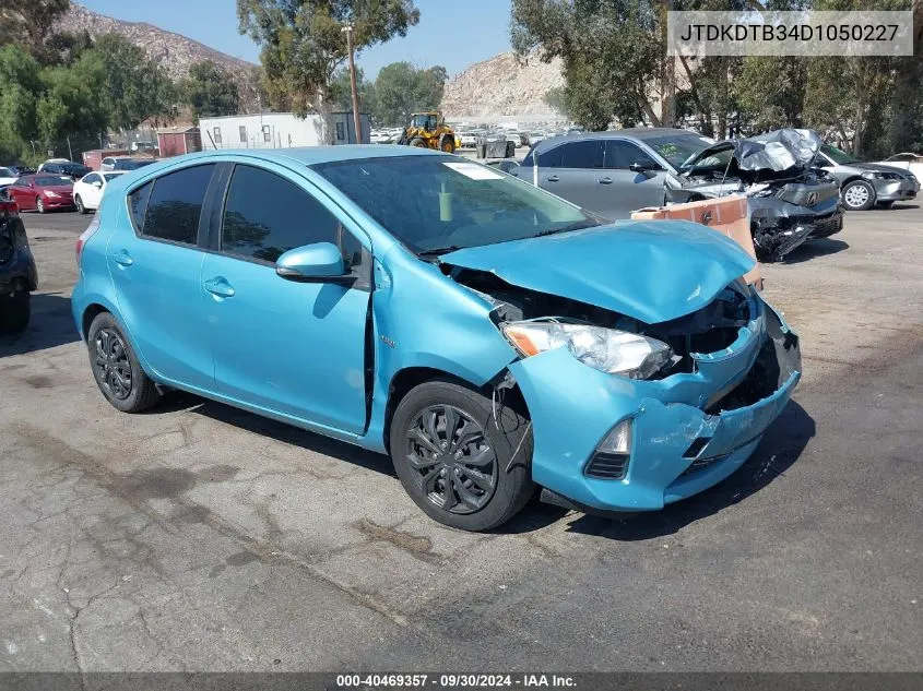 2013 Toyota Prius C Two VIN: JTDKDTB34D1050227 Lot: 40469357