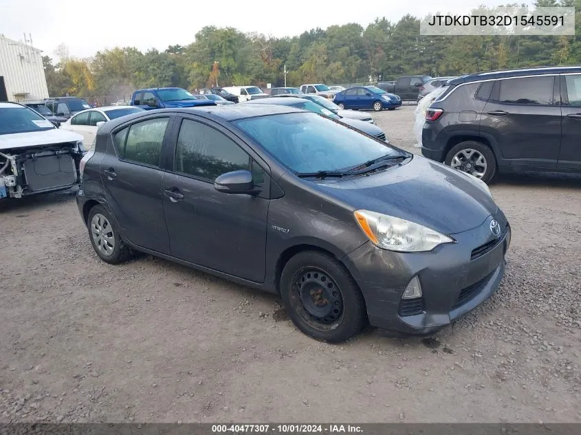 2013 Toyota Prius C Two VIN: JTDKDTB32D1545591 Lot: 40477307