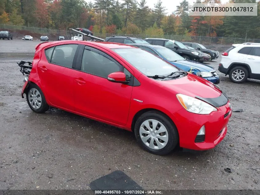 JTDKDTB30D1047812 2013 Toyota Prius C Two