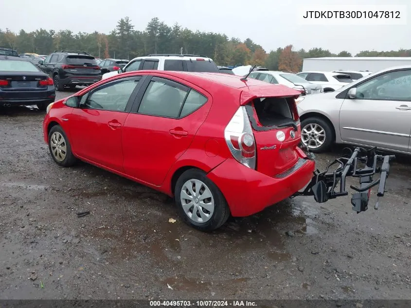 JTDKDTB30D1047812 2013 Toyota Prius C Two