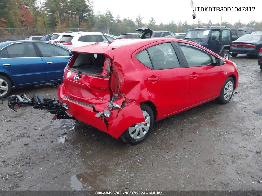 JTDKDTB30D1047812 2013 Toyota Prius C Two