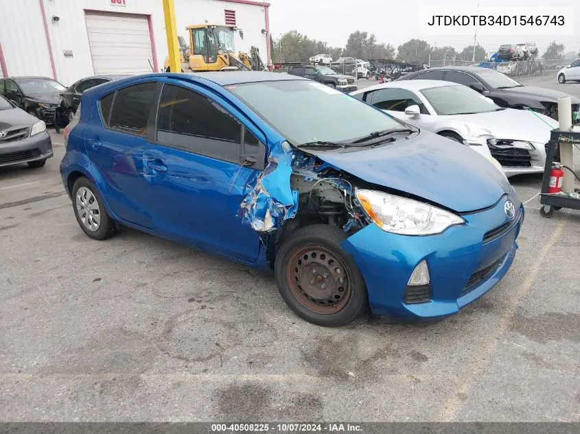 JTDKDTB34D1546743 2013 Toyota Prius C