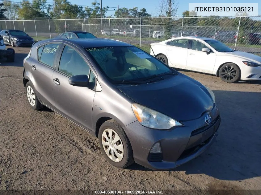 JTDKDTB31D1035121 2013 Toyota Prius C