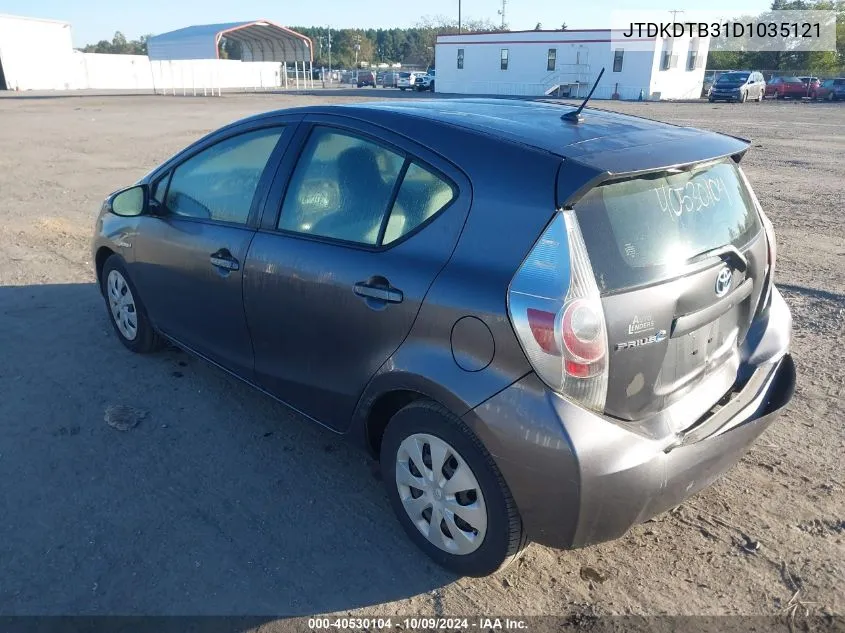 JTDKDTB31D1035121 2013 Toyota Prius C