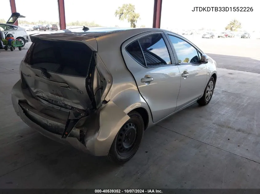 JTDKDTB33D1552226 2013 Toyota Prius C