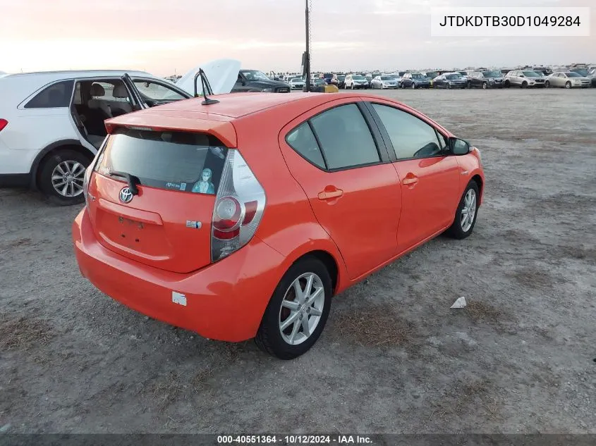 2013 Toyota Prius C VIN: JTDKDTB30D1049284 Lot: 40551364