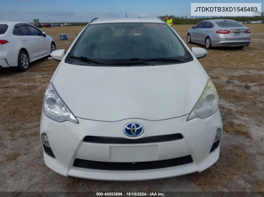 2013 Toyota Prius C One VIN: JTDKDTB3XD1545483 Lot: 40553696