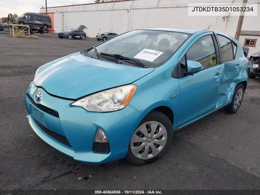 2013 Toyota Prius C Two VIN: JTDKDTB35D1053234 Lot: 40564558