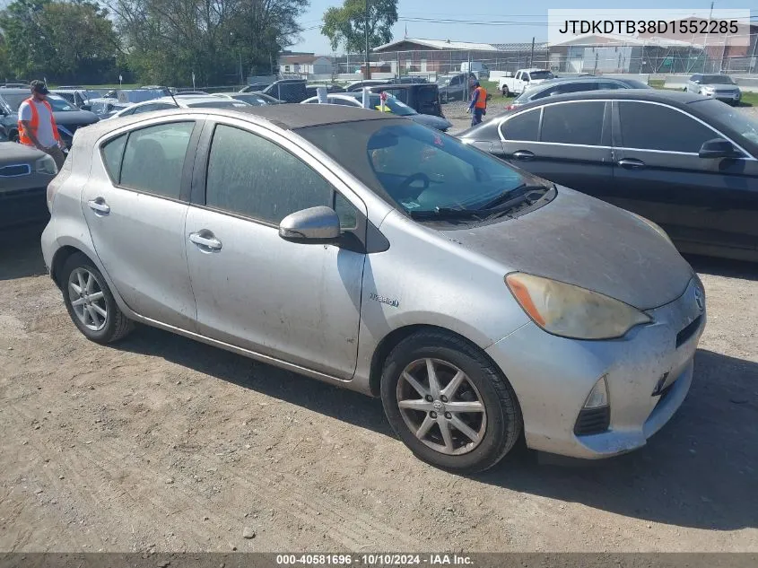 JTDKDTB38D1552285 2013 Toyota Prius C Three