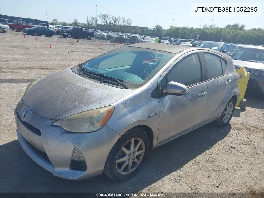 JTDKDTB38D1552285 2013 Toyota Prius C Three