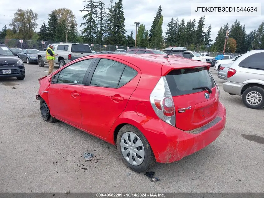 2013 Toyota Prius C Two VIN: JTDKDTB30D1544634 Lot: 40582289