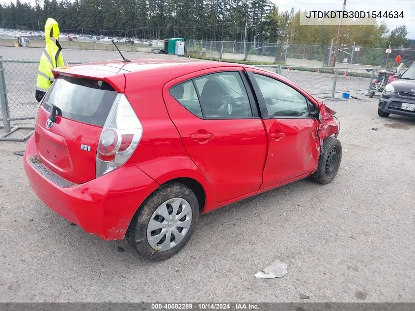 2013 Toyota Prius C Two VIN: JTDKDTB30D1544634 Lot: 40582289