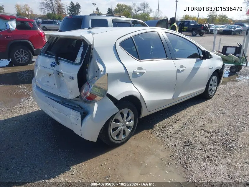 JTDKDTB37D1536479 2013 Toyota Prius C Two