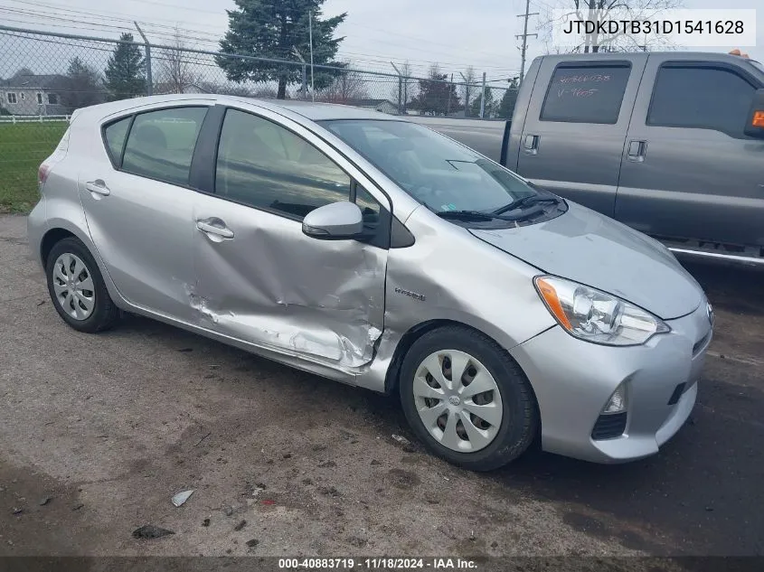 2013 Toyota Prius C Two VIN: JTDKDTB31D1541628 Lot: 40883719