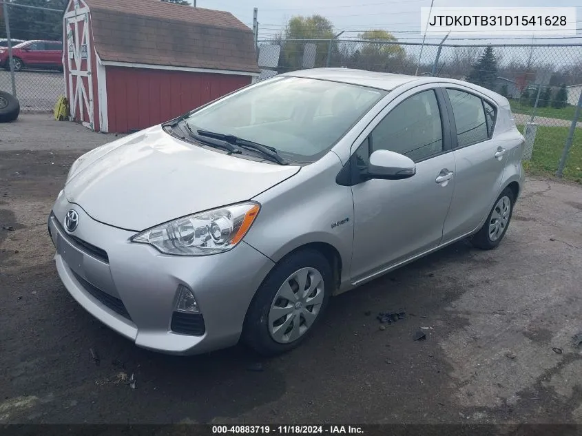 2013 Toyota Prius C Two VIN: JTDKDTB31D1541628 Lot: 40883719