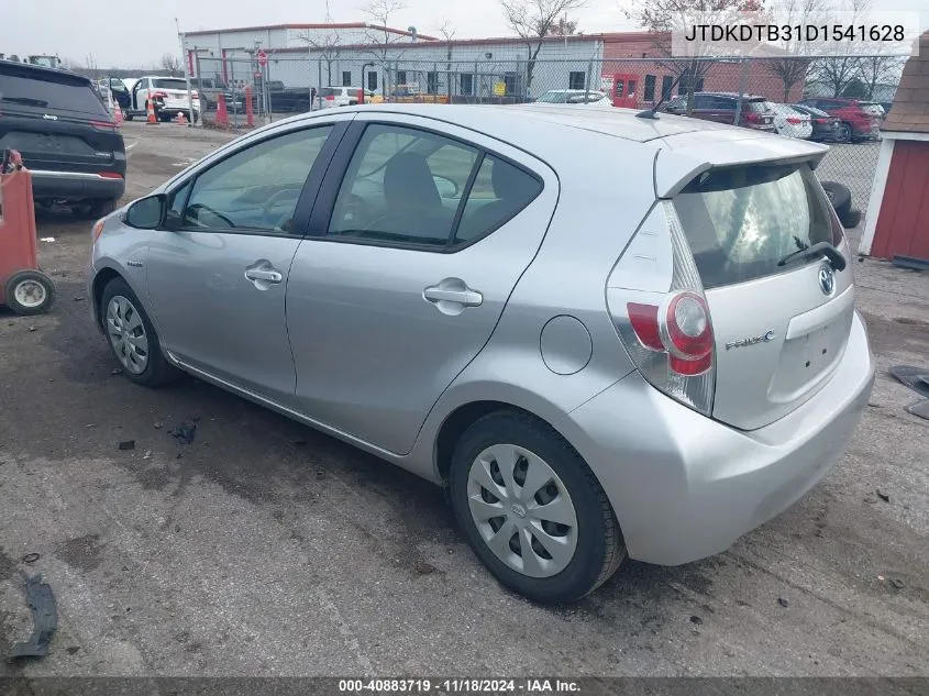 2013 Toyota Prius C Two VIN: JTDKDTB31D1541628 Lot: 40883719