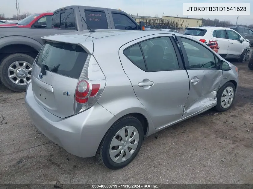 2013 Toyota Prius C Two VIN: JTDKDTB31D1541628 Lot: 40883719