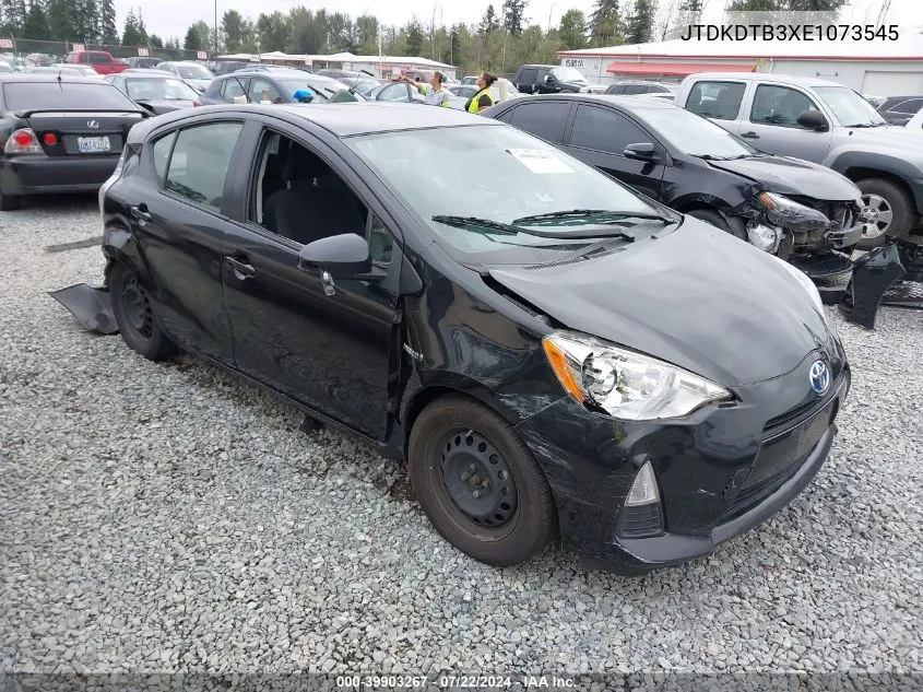 2014 Toyota Prius C Two VIN: JTDKDTB3XE1073545 Lot: 39903267