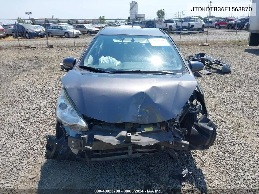 JTDKDTB36E1563870 2014 Toyota Prius C Three