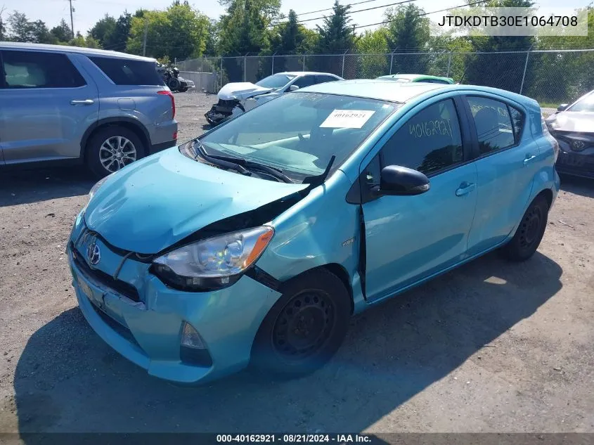 JTDKDTB30E1064708 2014 Toyota Prius C