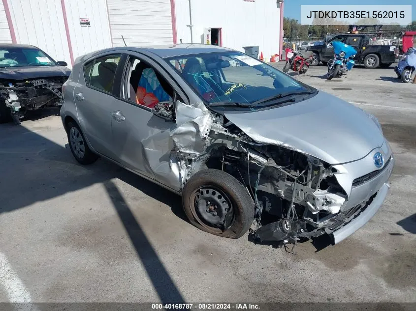 2014 Toyota Prius C VIN: JTDKDTB35E1562015 Lot: 40168787