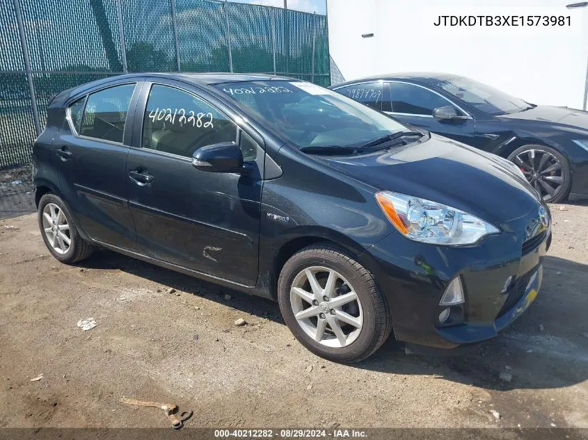 JTDKDTB3XE1573981 2014 Toyota Prius C Four