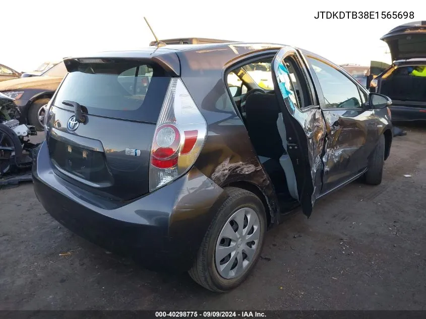 JTDKDTB38E1565698 2014 Toyota Prius C Two