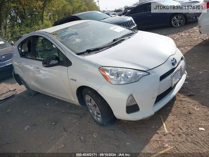 JTDKDTB35E1574701 2014 Toyota Prius C