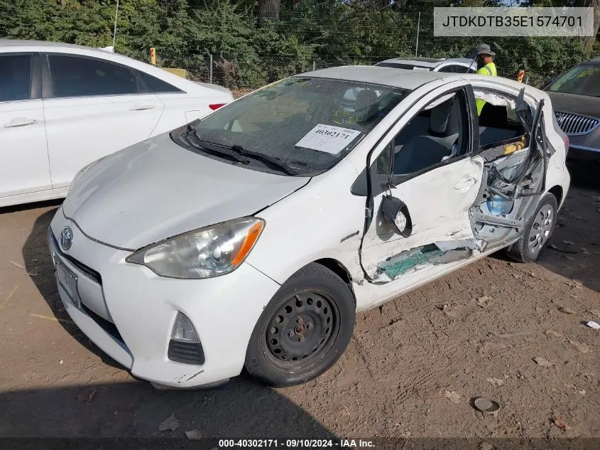 JTDKDTB35E1574701 2014 Toyota Prius C