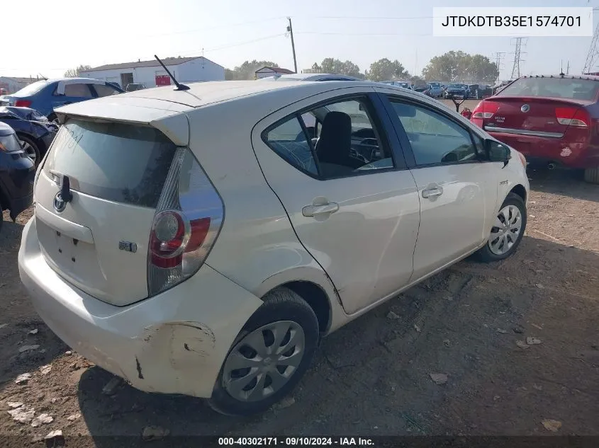 JTDKDTB35E1574701 2014 Toyota Prius C