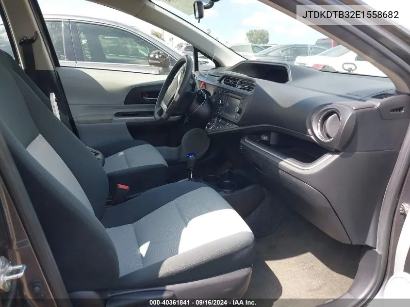 JTDKDTB32E1558682 2014 Toyota Prius C Three