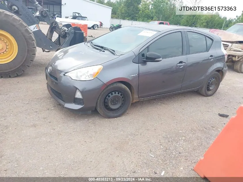 JTDKDTB36E1573363 2014 Toyota Prius C Two