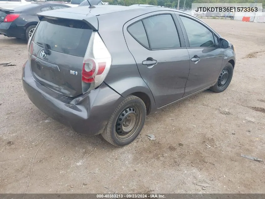 JTDKDTB36E1573363 2014 Toyota Prius C Two