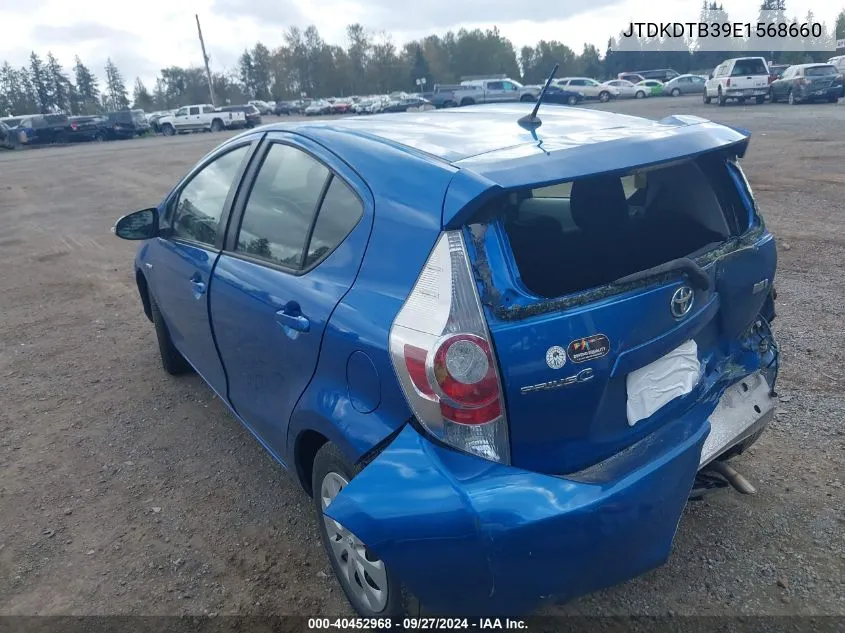 JTDKDTB39E1568660 2014 Toyota Prius C One