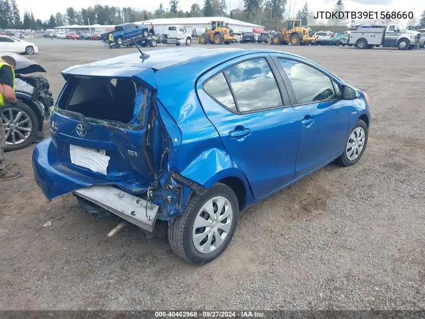 JTDKDTB39E1568660 2014 Toyota Prius C One