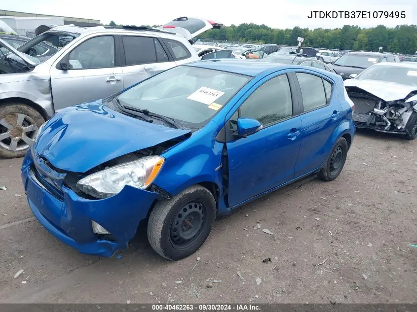 2014 Toyota Prius C Two VIN: JTDKDTB37E1079495 Lot: 40462263