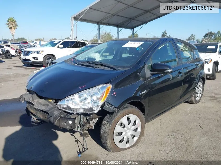 JTDKDTB3XE1068121 2014 Toyota Prius C Two