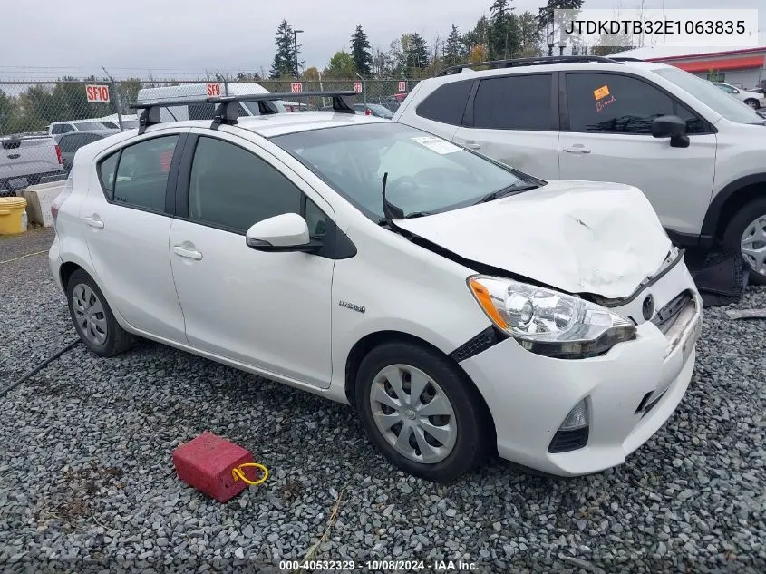 JTDKDTB32E1063835 2014 Toyota Prius C