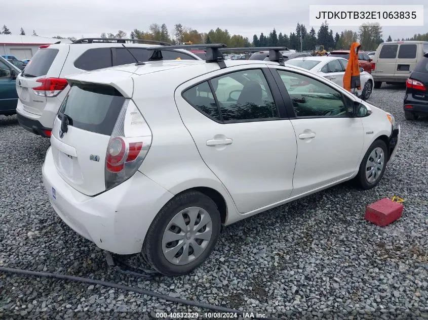 JTDKDTB32E1063835 2014 Toyota Prius C