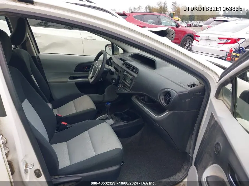 JTDKDTB32E1063835 2014 Toyota Prius C