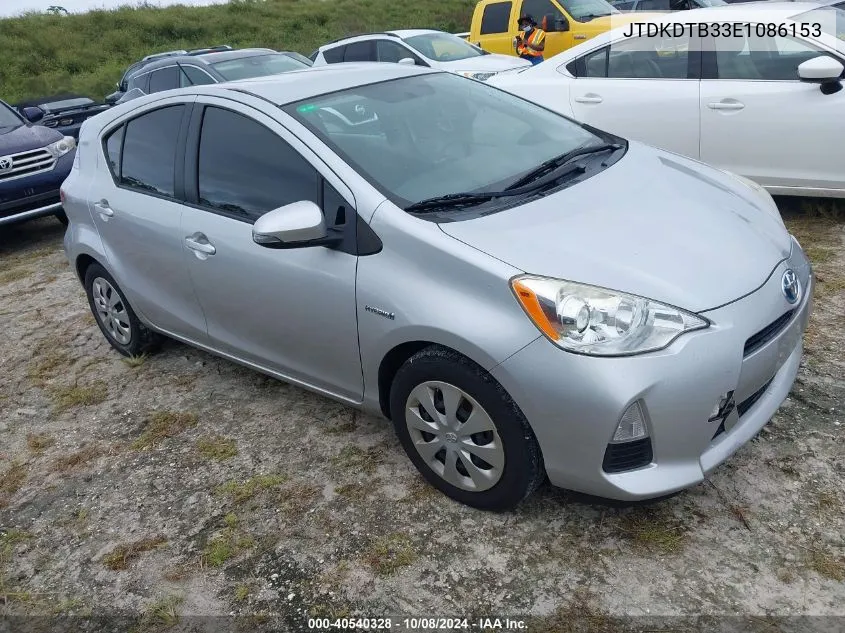 JTDKDTB33E1086153 2014 Toyota Prius C