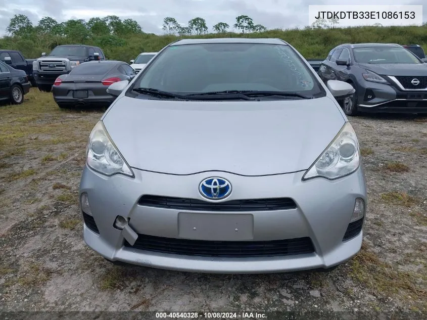 JTDKDTB33E1086153 2014 Toyota Prius C