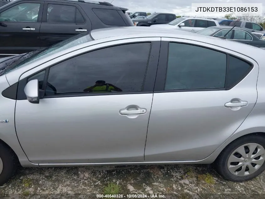 JTDKDTB33E1086153 2014 Toyota Prius C