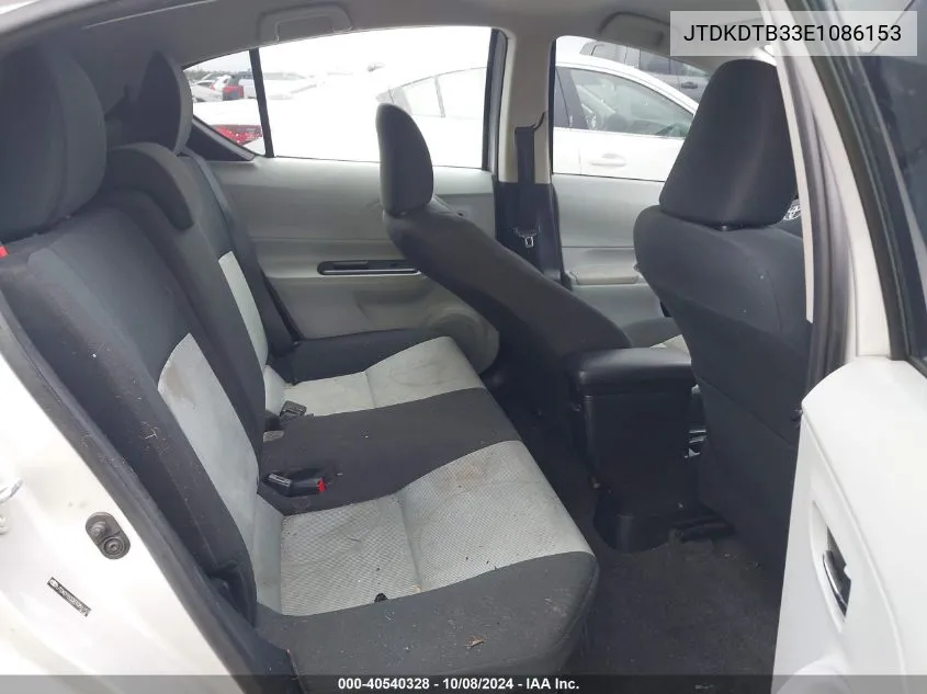 JTDKDTB33E1086153 2014 Toyota Prius C