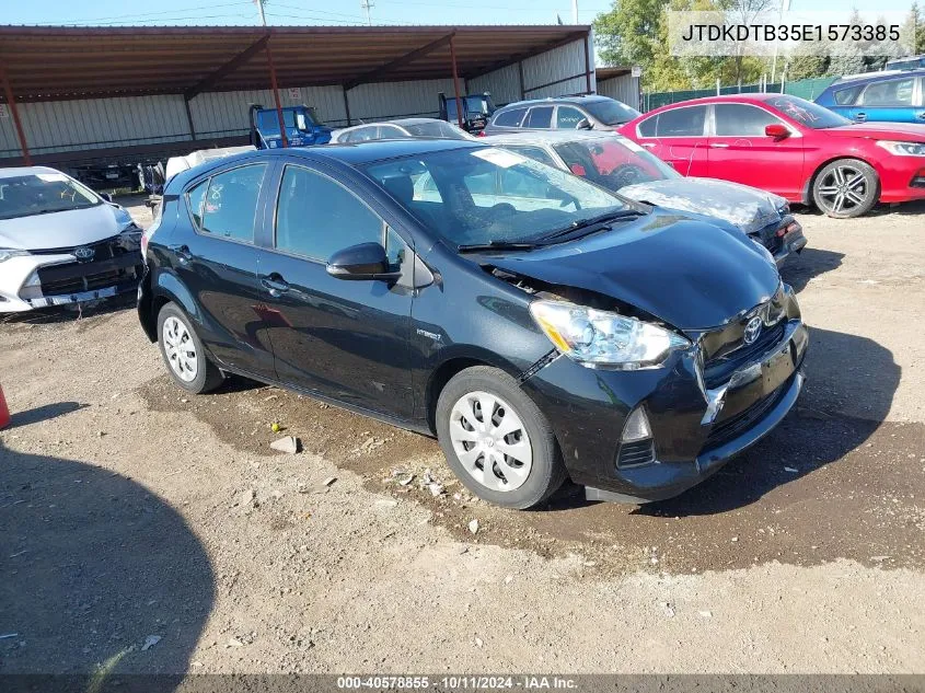 2014 Toyota Prius C Two VIN: JTDKDTB35E1573385 Lot: 40578855