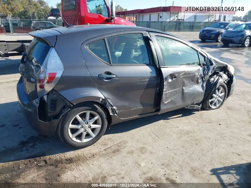 JTDKDTB32E1069148 2014 Toyota Prius C Four