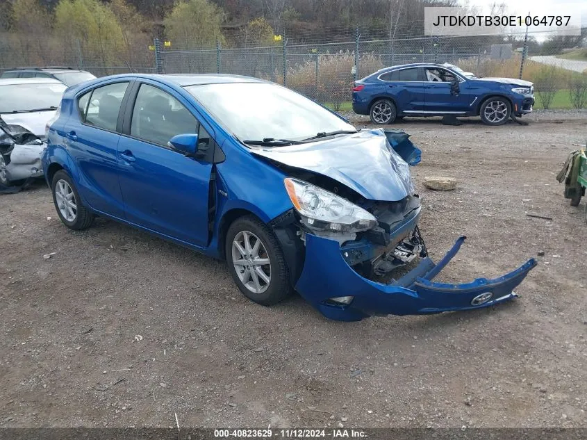 JTDKDTB30E1064787 2014 Toyota Prius C Three