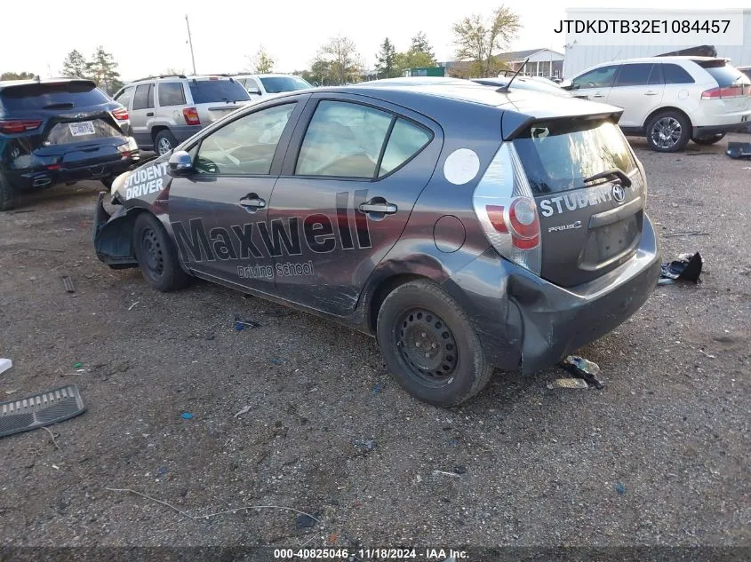 2014 Toyota Prius C One VIN: JTDKDTB32E1084457 Lot: 40825046