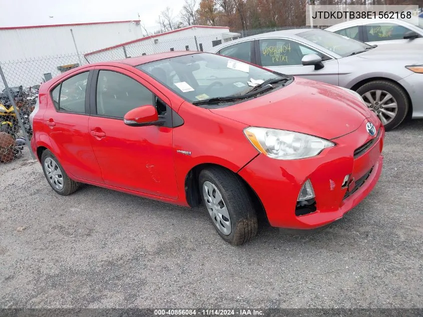 2014 Toyota Prius C Two VIN: JTDKDTB38E1562168 Lot: 40856084